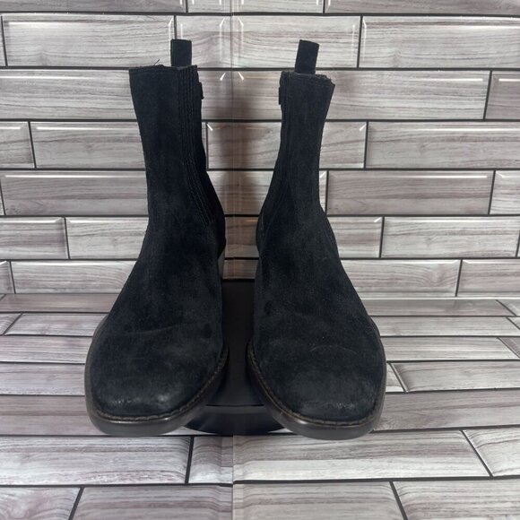 Sam Edelman Women's Black Suede Bronson Square Toe Bootie Shoe Size 5-NEW‎ - Picture 2 of 8